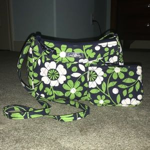 Small Vera Bradley Crossbody Purse and Coin Purse